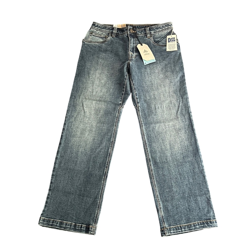 NWT Prana Axiom Jean Men's 31x30 Antique Stone Wash‎ Straight Leg Denim 1965651